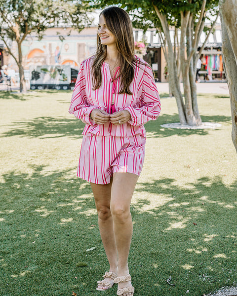 Charleston Stripe Top