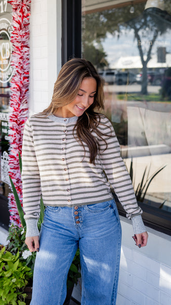 Muse Stripe Cardigan