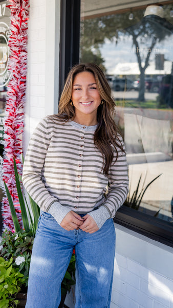 Muse Stripe Cardigan