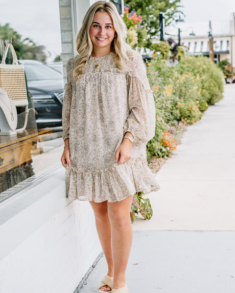 Paisley Over You Swing Dress