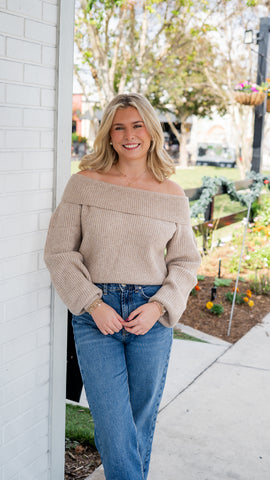Haze Off the Shoulder Sweater