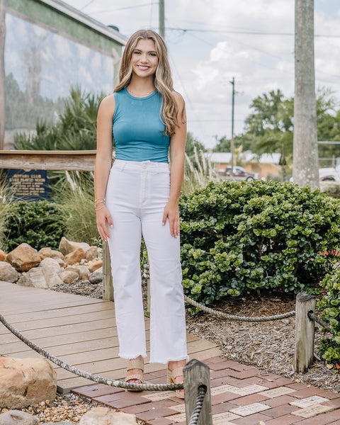 Too Good For You Bodysuit- Turquoise