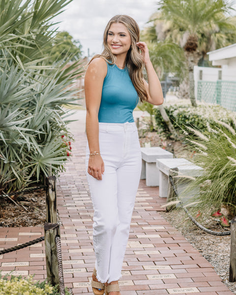 Too Good For You Bodysuit- Turquoise