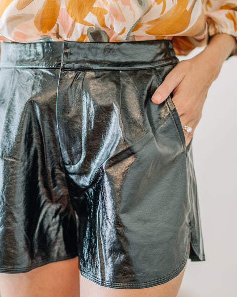 Willow Leather Shorts