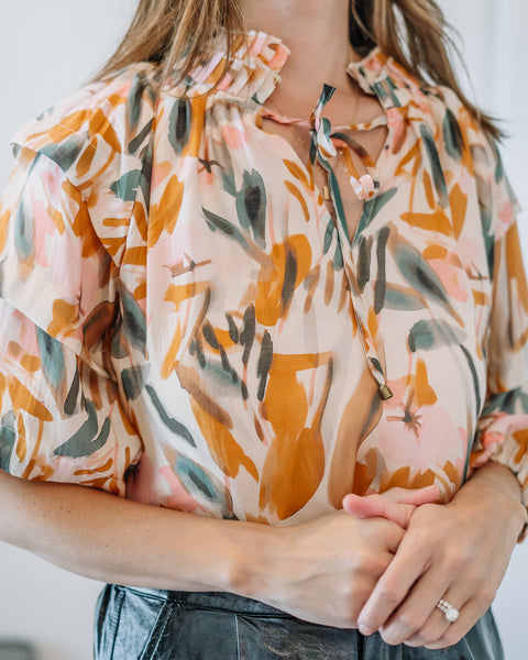 Hannah Floral Top