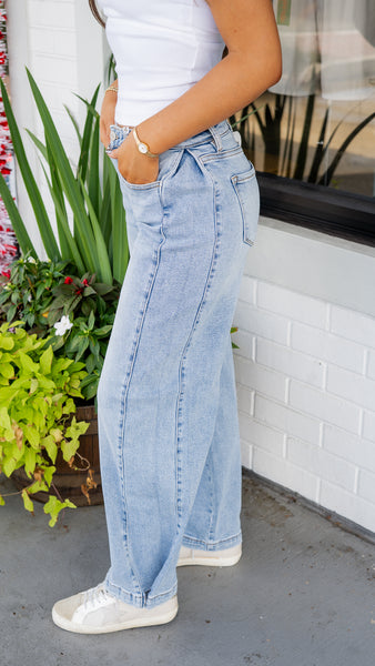 Kesley Barrel Denim Pants
