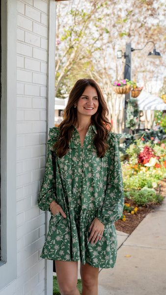 Jade Floral Dress