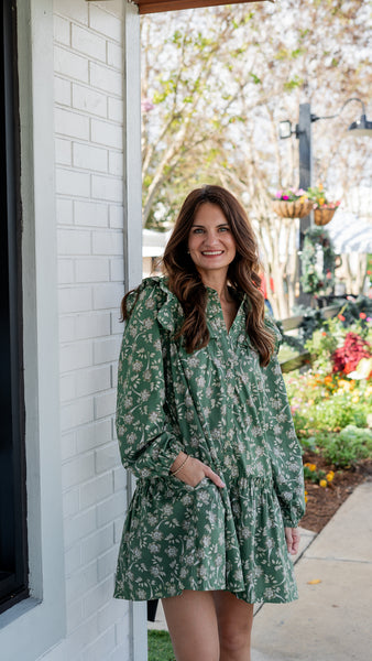 Jade Floral Dress