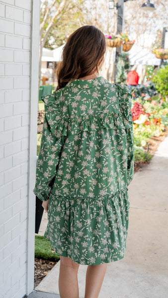 Jade Floral Dress