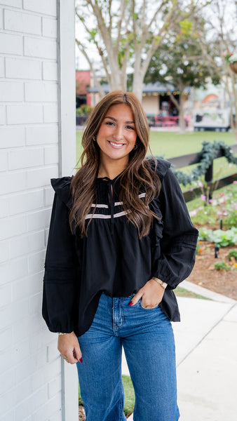 Embroidered Lace Blouse