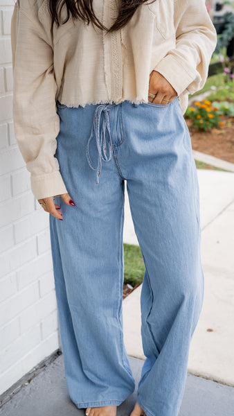 Relaxed Denim Pants