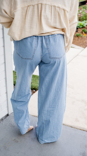 Relaxed Denim Pants