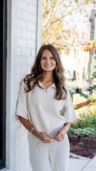 Salt & Pepper Knit Top