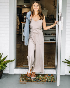 Cotton Tank Jumpsuit