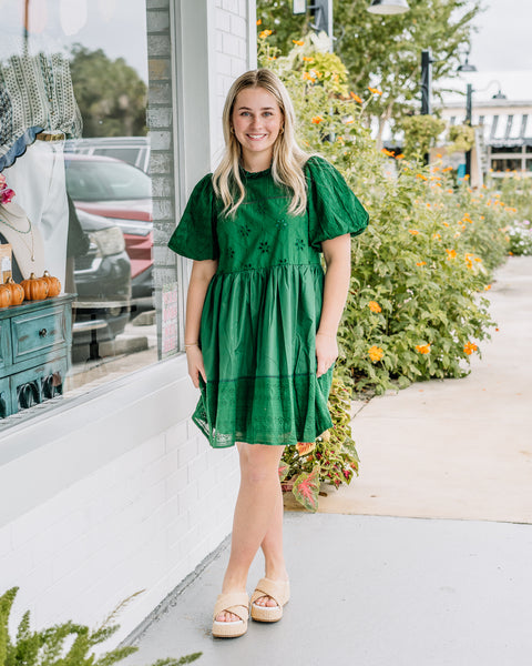 Loren Emerald Dress