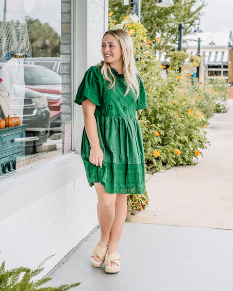 Loren Emerald Dress