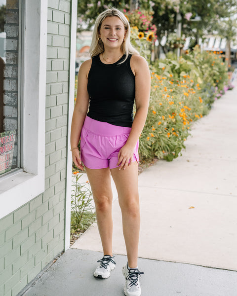 Ribbed Scoop Neck Tank