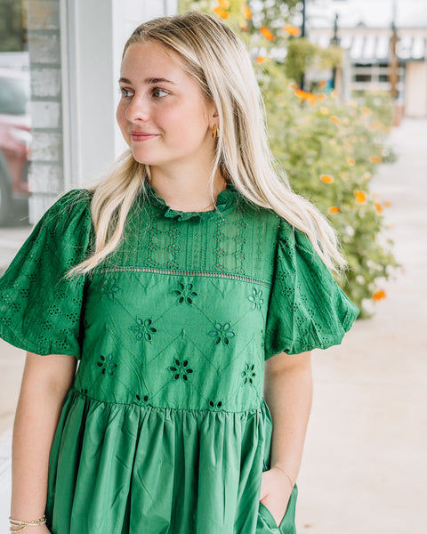 Loren Emerald Dress