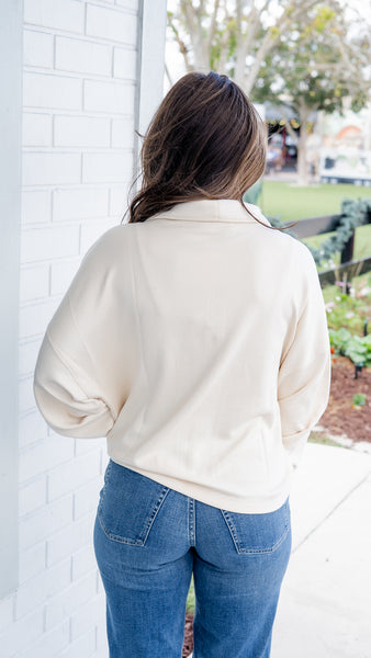 High Neck Zip-Up Jacket