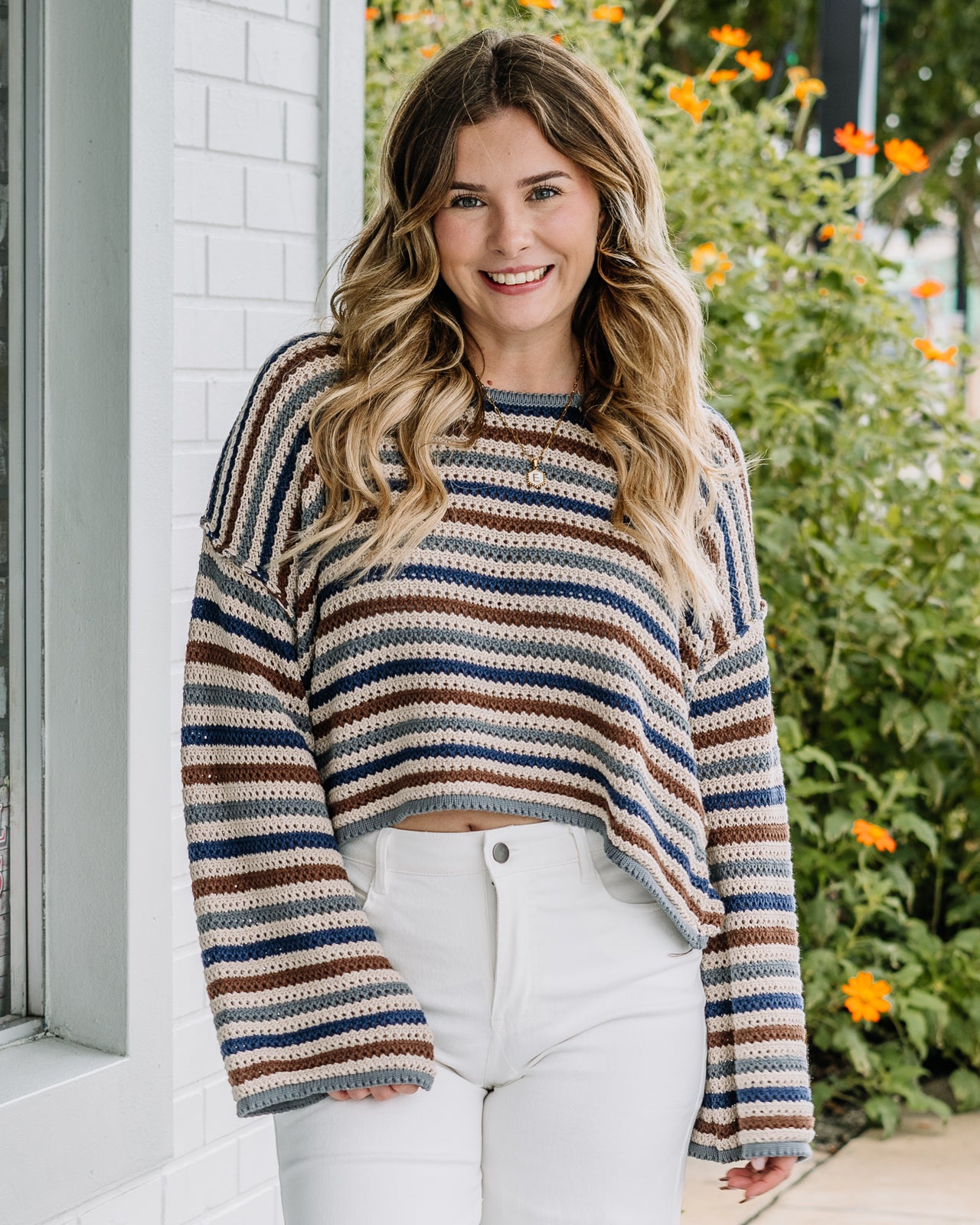 Blueberry Cream Sweater