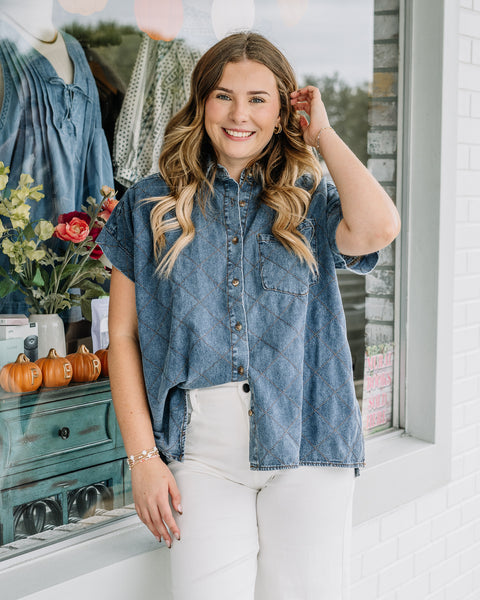 Lola Denim Top