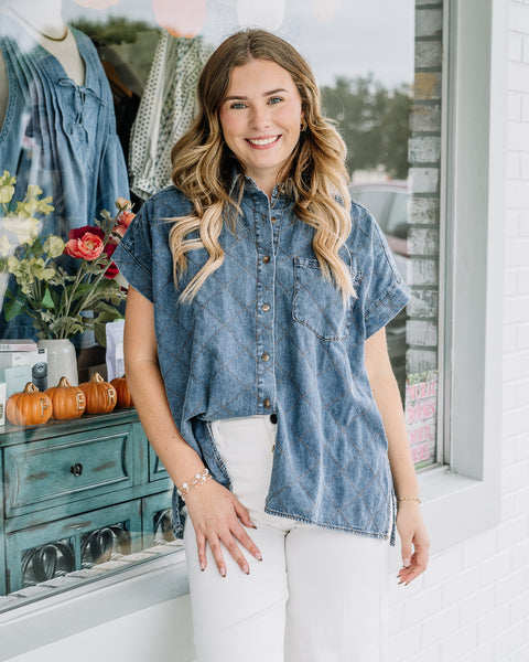 Lola Denim Top