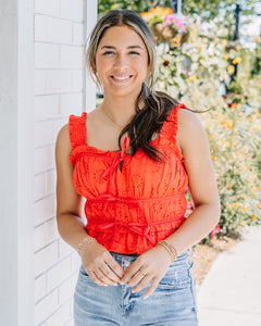 Frankie Eyelet Top