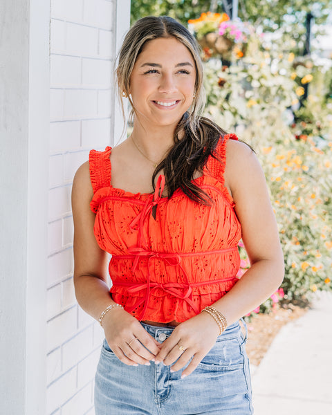 Frankie Eyelet Top