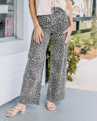 Leopard Print Pants