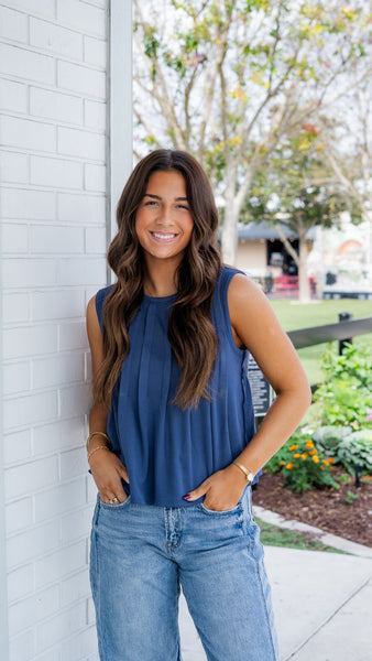 Between the lines knit top