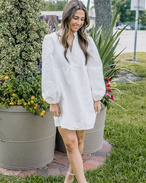 Kamie Jacquard Mini Dress