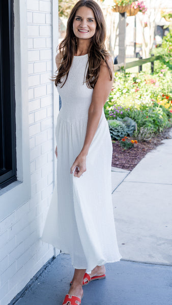 Laura Smocked Maxi