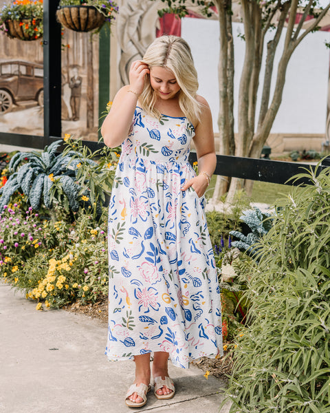 Meet Me At The Beach Midi Dress