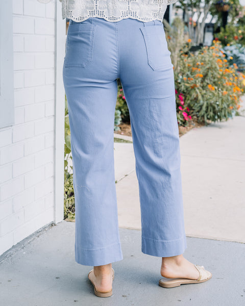 Cornflower Blue Pocket Pants