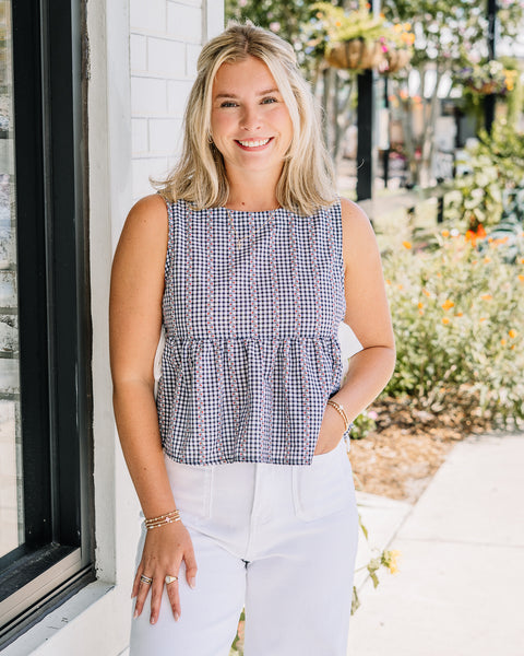 Marin Tie Top