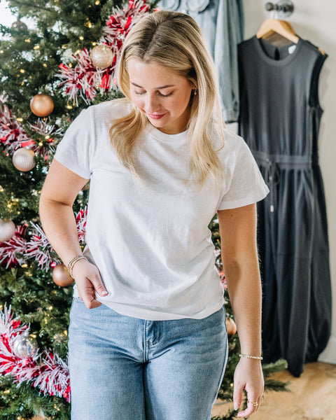 Basic White Tee