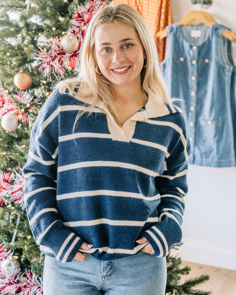 Lucy Stripe Sweater