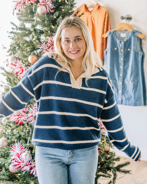 Lucy Stripe Sweater