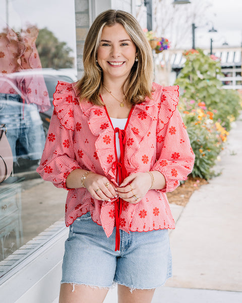 Adeline Embroidered Blouse