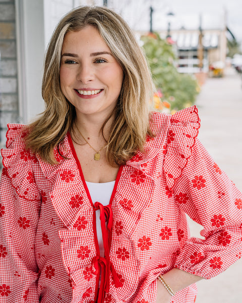 Adeline Embroidered Blouse