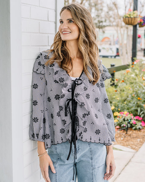 Adeline Embroidered Blouse