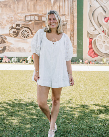 Evie Eyelet Romper