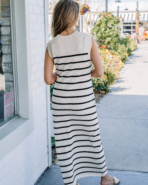 Cora Striped Midi