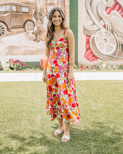 Sangria Sunset Beaded Dress