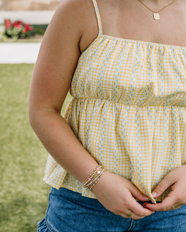 Meadow Peplum Top