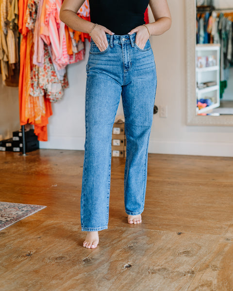 Callie High Rise Dad Jean