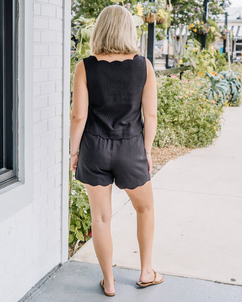 Ellie Scalloped Tank