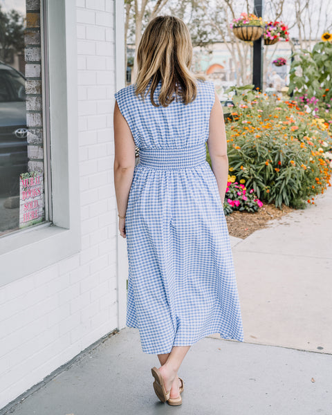 Ella Zipper Midi Dress