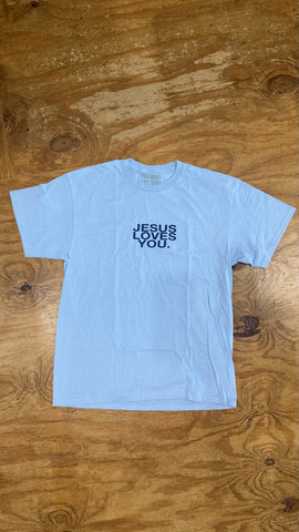 Jesus Loves You in Blue