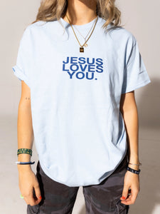Jesus Loves You in Blue